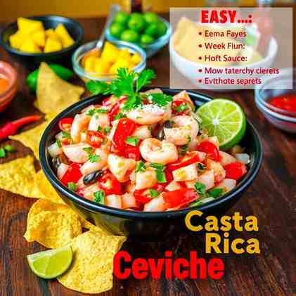 Easy Ceviche Recipe - Make Costa Rican Ceviche